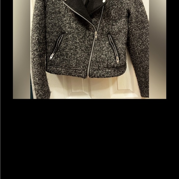 Women's Black & Gray Tweed Jacket - Picture 8 of 8